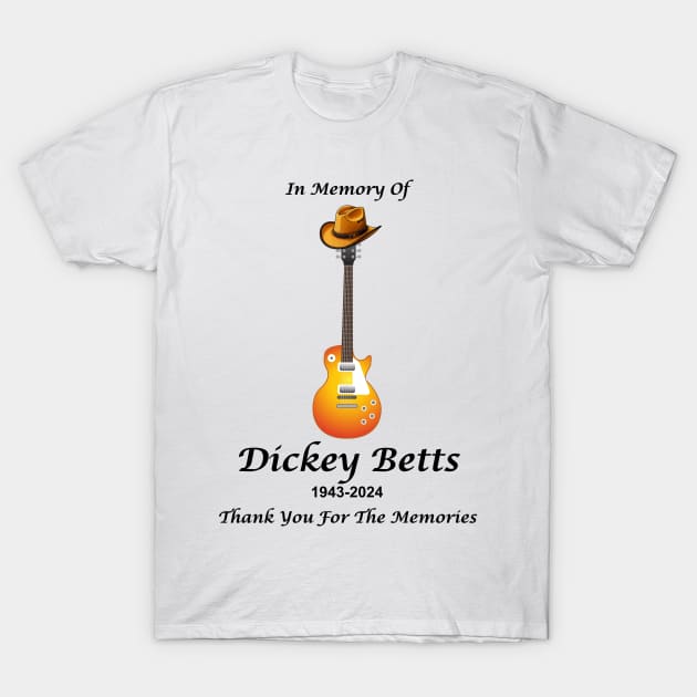 Dickey Betts T-Shirt by Bouteeqify